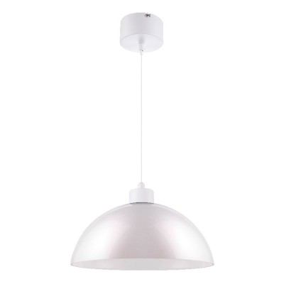 Pendul sfera GoodHome Songor, alb, 1xE27, design modern foto