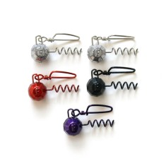 Plumb Fanatik Tirbuşon Fațetat culoare MIX / 6gr / 5buc