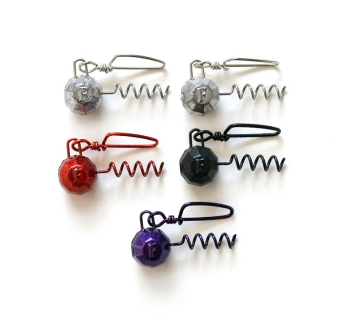 Plumb Fanatik Tirbuşon Fațetat culoare MIX / 6gr / 5buc