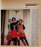 Reclamă Moda 1968 comunism, epoca aur 24 x 20 istoria modei romanesti industrie