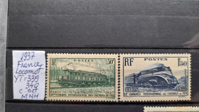 1937-Franta-YT339,340,-c.set-MNH-YT=20E