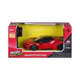 MAISTO MASINUTA CU TELECOMANDA 2.4GHz FERRARI SF90 STRADALE SCARA 1 LA 24