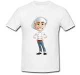 Tricou &quot; Chef Cooking Cartoon &quot;