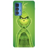 Husa compatibila cu Motorola G20 model The Grinch, Silicon, TPU, Viceversa, Transparent, Carcasa
