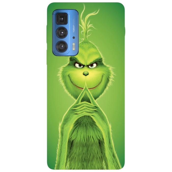 Husa compatibila cu Motorola Edge 20 Lite model The Grinch, Silicon, TPU, Viceversa