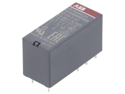Releu electromagnetic DPDT 24VAC, 8A foto