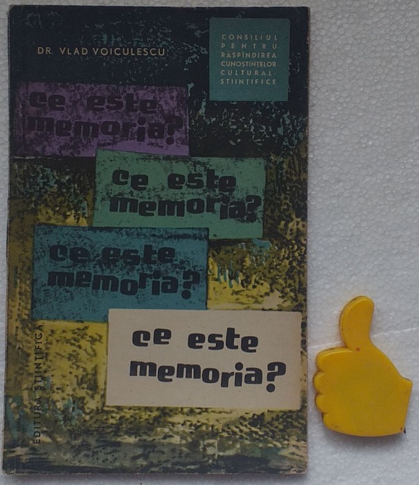 Ce este memoria? Vlad Voiculescu