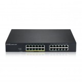 ZYXEL | GS1915-24EP-EU0101F | GS1915-24EP | Switch | Smart Managed | Layer 2 | POE | Rackmount | Porturi 12 Gigabit POE, 12 Gigabit | 130 W | Fanless