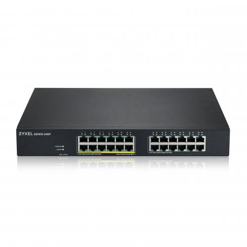 ZYXEL | GS1915-24EP-EU0101F | GS1915-24EP | Switch | Smart Managed | Layer 2 | POE | Rackmount | Porturi 12 Gigabit POE, 12 Gigabit | 130 W | Fanless