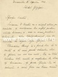NI1161 Maria G Z Petrescu, scrisoare olografă către Constantin Bobulescu, 1942