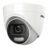 ColorVU - Camera AnalogHD 5MP&#039;lentila 2.8mm&#039;lumina alba 20 m - HIKVISION DS-2CE72HFT-F28 SafetyGuard Surveillance