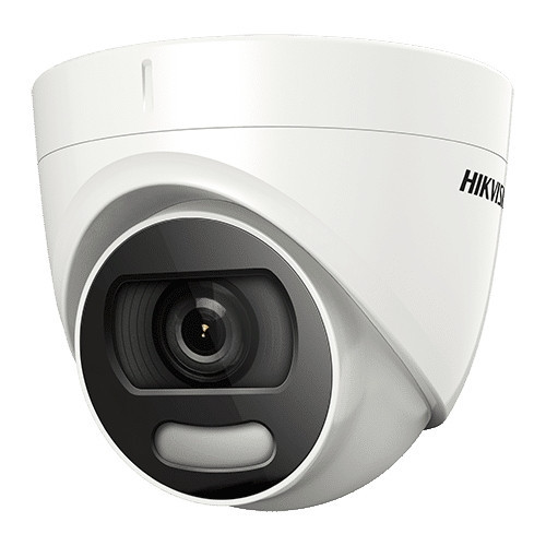 ColorVU - Camera AnalogHD 2MP&#039;lentila 2.8mm&#039;Lumina alba 20 m - HIKVISION DS-2CE72DFT-F28 SafetyGuard Surveillance
