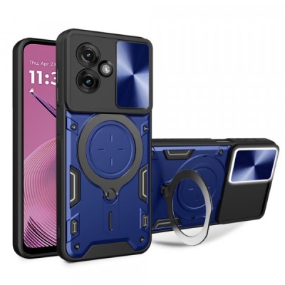 Husa pentru Motorola Moto G55, Techsuit, CamGuard Pro, Albastra foto