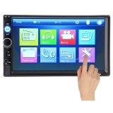 Radio Auto MP5 Player 2DIN 7&quot; Touchscreen Bluetooth MirrorLink USB SD AUX DVD Player Auto