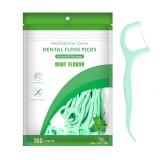 Ata dentara cu scobitoare, set 100 bucati, dental floss cu aroma de menta