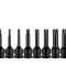 Set chei tubulare impact cu varf tip spline M5-M18 mm ,set 8 piese