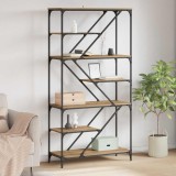 vidaXL Raft pentru cărți Stejar Artizanal 91 x 36 x 176 cm 882779