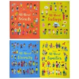 Usborne All About Feelings Friends and Families My First Books 4 Book Set, Felicity Brooks