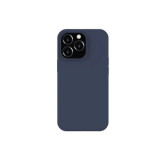 Cumpara ieftin Husa iPhone 13 Pro Max Lemontti Liquid Silicon Dark Blue