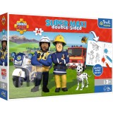 Puzzle Trefl Primo 24 Super Maxi Pompierul Sam - Echipa Pompierilor