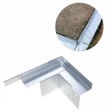Colț Interior Bordură Gazon 9,5 cm cu Radlauf Alu/Zinc