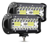 Set 2 Proiectoare auto LED, 6.5 Inch, OFF-ROAD 120W, Rezistente la apa si praf 9-30V, IPF