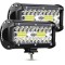 Set 2 Proiectoare auto LED, 6.5 Inch, OFF-ROAD 120W, Rezistente la apa si praf 9-30V