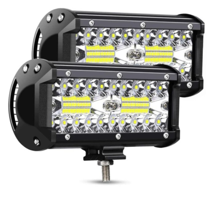 Set 2 Proiectoare auto LED, 6.5 Inch, OFF-ROAD 120W, Rezistente la apa si praf 9-30V