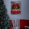 Corona de Advent, tablou LED de perete, 30x40 cm