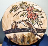 Placa / farfurie decorativa ceramica Jasba, anii 60-70