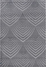 Covor Modern, Oksi 38009, Diferite Dimensiuni, Gri - 120x200 cm