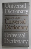 READER &#039;S DIGEST - UNIVERSAL DICTIONARY , 1993 , TIPARITA PE HARTIE DE BIBLIE