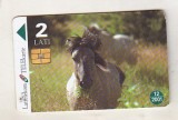 bnk card Cartele telefonice - Letonia - fauna - cai - Horses - Col:LV-LTK-0053?