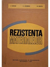I. Tudose - Rezistenta materialelor (Editia: 1981) foto