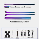 Lumini ambientale dedicate mercedes-Benz S Class W223 2021-2024, RGB Acrilice 12 in 1 Dinamice cu efect symphony, Control din Aplicatie Bluetooth