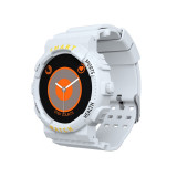 Ceas Smartwatch Techstar&reg; Z19, 1.3 inch IPS, Monitorizare Temperatura, Puls, Tensiune, Oximetru, Sedentarism, Bluetooth 5.0, IP65, Alb