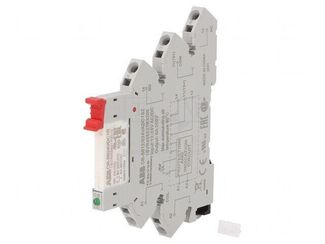 Releu SPDT 24V pentru Șină DIN