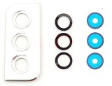Geam Camera cu Rama Samsung Galaxy S21 G991 Phantom White, Compatibil