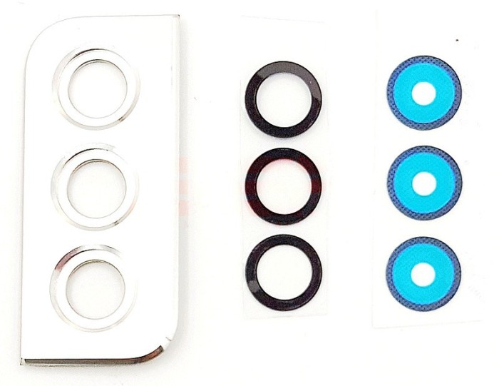 Geam camera cu Rama Samsung Galaxy S21 / G991 PHANTOM WHITE