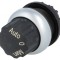 Comutator rotativ 22mm 3 poziții negru