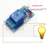 SENZOR de LUMINA cu RELEU cu alimentare la 12V consum foarte redus de curent