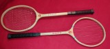ATENTIE MODEL RAR palete rachete badminton din lemn pt. colectionari REGHIN STANDARD lungime 64. cm