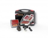 Kit Lampi LED Wireless Magnetice Semnalizare Remorca 12/24V, Frana, Pozitie, Indicator, Placuta Inmatriculare, Autonomie 10h, LA60035
