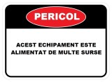 Placuta acest echipament este alimentat de multe surse
