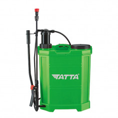 Pompa de stropit Tatta, 20 l, 2.4 bar, polipropilena, rezervor tip rucsac, Verde