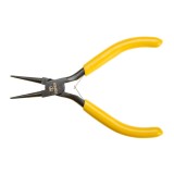 Cleste cu varf rotund de precizie Topex, 140 mm, manere ergonomice