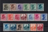 ROMANIA 1935 - 1940 LP 112 LP 140 CAROL II UZUALE DOUA SERII MNH, Nestampilat