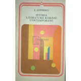 E. Lovinescu - Istoria literaturii rom&acirc;ne contemporane (editia 1989)