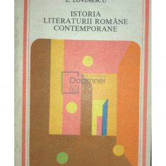 E. Lovinescu - Istoria literaturii române contemporane (editia 1989)