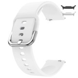 Curea din silicon compatibila cu Samsung Galaxy Watch8 44mm, Daisy White